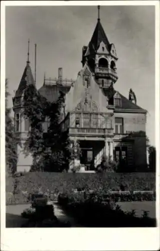 Ak Nordhausen am Harz, Meyenburg-Museum, s Gebäude, Turm, Gartenanlage