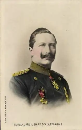 Ak Kaiser Wilhelm II., Portrait