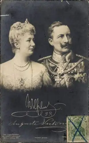Ak Kaiser Wilhelm II, Auguste Viktoria, Liersch 1250