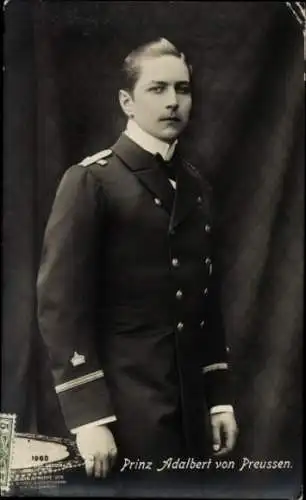 Ak Prinz Adalbert von Preußen in Uniform, Portrait in Uniform