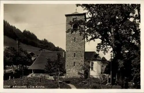 Ak Adelboden Kanton Bern Schweiz, Kirche