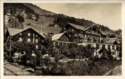 Ak Adelboden Kanton Bern Schweiz, Hotel Adler