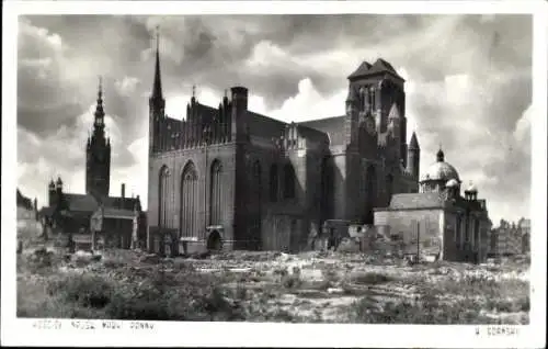 Ak Gdańsk Danzig, Marienkirche