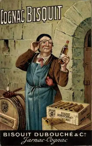 CPA Reklame, Cognac Bisquit, Bisquit Dubouche, Jarnac-Cognac