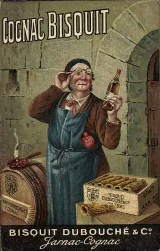 CPA Reklame, Cognac Bisquit, Bisquit Dubouche, Jarnac-Cognac