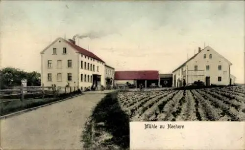 Ak Nechern Weißenberg in Sachsen, Mühle