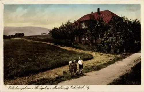 Ak Meschwitz Hochkirch in der Oberlausitz, Erholungsheim Krügel