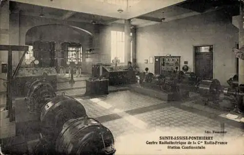 Ak Radioelektrisches Zentrum des Kontinentalsenders C Radio-France