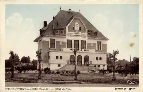 CPA Sainte Geneviève des Bois Essonne, Hôtel de Ville