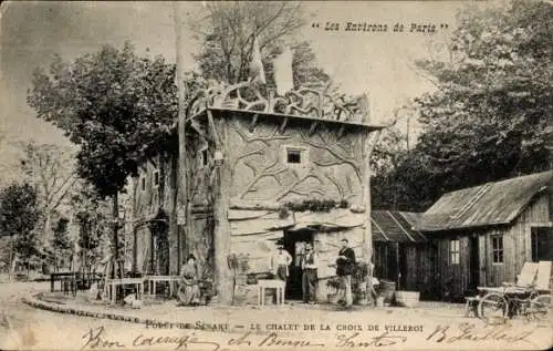 Ak Forêt de Sénart Essonne, Chalet de la Croix de Villeroi