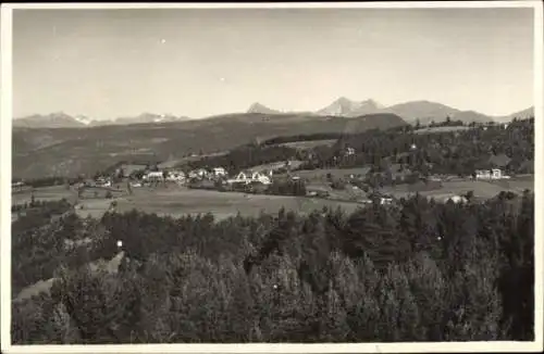 Ak Oberbozen Soprabolzano Renon Ritten Südtirol, Gesamtansicht
