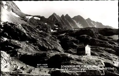 Ak Kärnten, Elberfelder Hütte, Schobergruppe