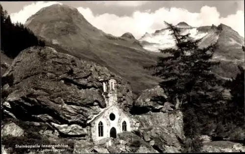 Foto Ak Matrei in Tirol, Steinkapelle Innergschlöss