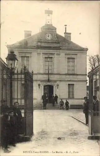 Ak Neuilly sur Marne Seine Saint Denis, La Mairie