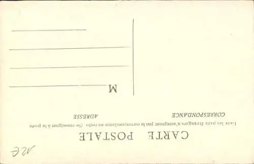 Ak Mädchen mit Schaf, La Brebis Préférée