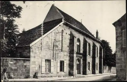 Ak Langres Haute Marne; Les Bureaux d'Artillerie