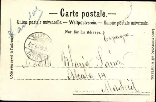 Ak Genève Genf Schweiz, Place Neuve, Kutschen, Schnee
