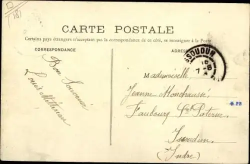 Ak Lignières Cher, Vieilles Pont sur l´Arnon