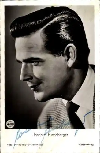 Ak Schauspieler Joachim Fuchsberge, Autogramm, Gloria