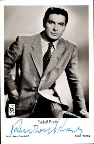Ak Schauspieler Rudolf Prack, Portrait