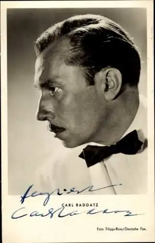 Ak Schauspieler Carl Raddatz, Profilansicht, Film Oase
