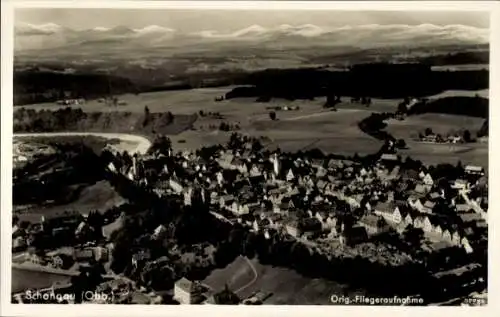 Ak Schongau in Oberbayern, Fliegeraufnahme