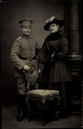 Foto Ak Deutscher Soldat in Uniform, Königliches Infanterie-Leib-Regiment, München