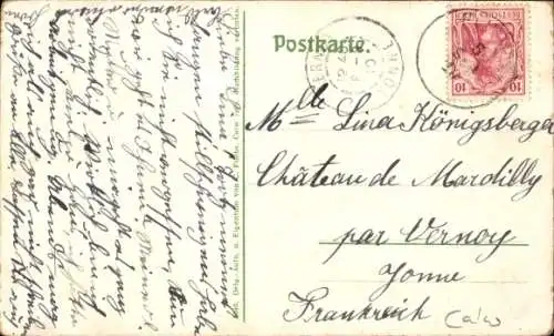 Ak Schwarzwald, Gasthof zum schwarzen Bären, Volksleben, Trachten