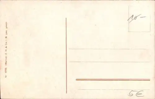 Ak Gruß von der Marine von unten, Angermann da staunste, Humor