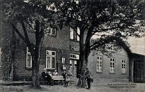 Ak Blumenthal in Holstein, Gastwirtschaft Max Prien