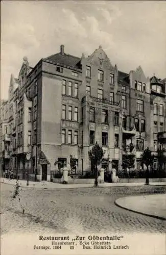 Ak Hannover, Restaurant Zur Göbenhalle, Husarenstraße Ecke Göbenstraße, Inh. Heinrich Larisch