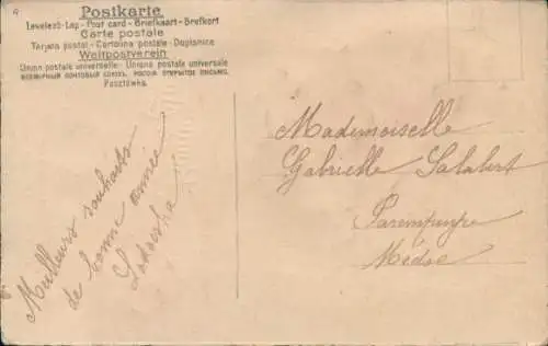 Material Ak Glückwunsch Neujahr, Rosen