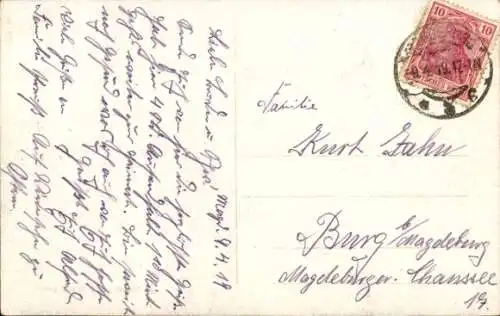 Ak Magdeburg an der Elbe,  Elbpartie