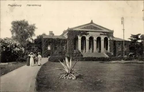 Ak Herrenkrug Magdeburg, Magdeburg Herrenkrug.