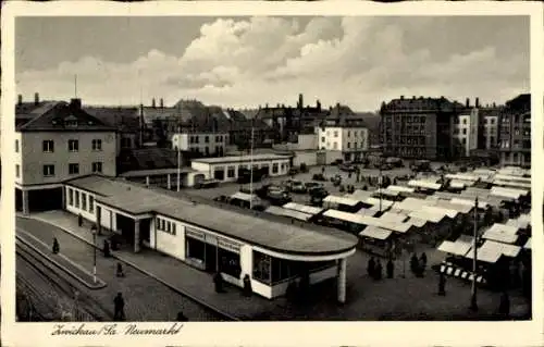 Ak Zwickau in Sachsen, Neumarkt