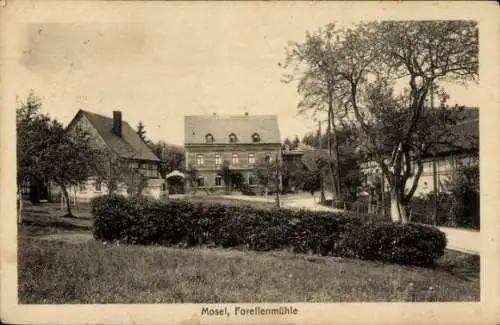Ak Mosel Zwickau in Sachsen, Forellenmühle