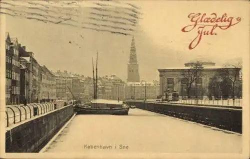 Ak København Kopenhagen Dänemark, Museum, Winter