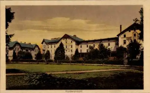 Ak Głuchołazy Zdrój Bad Ziegenhals Schlesien, Marienfried, Haushaltungsschule der Ursulinen