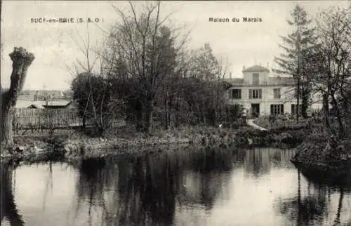 Ak Sucy en Brie Val de Marne, Maison du Marais