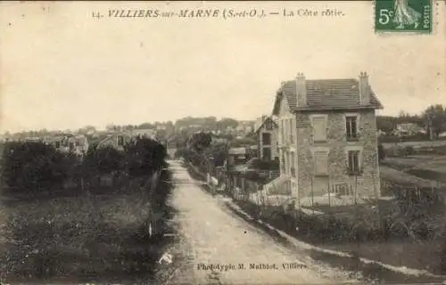 Ak Villiers sur Marne Val de Marne, La Cote rotie