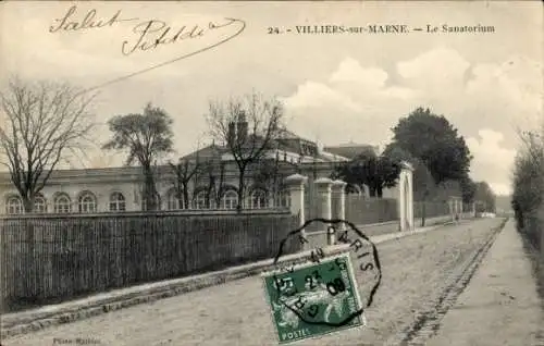 Ak Villiers sur Marne Val de Marne, Le Sanatorium