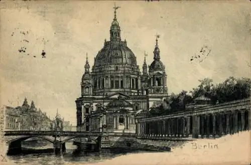 Litho Berlin, St. Hedwigs-Kathedrale