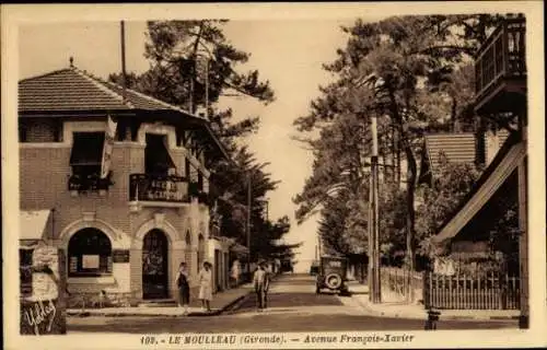 Ak Le Moulleau Gironde, Avenue François-Xavier
