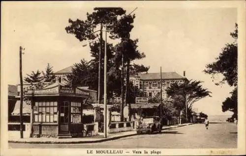 CPA Le Moulleau Gironde, Vers la plage