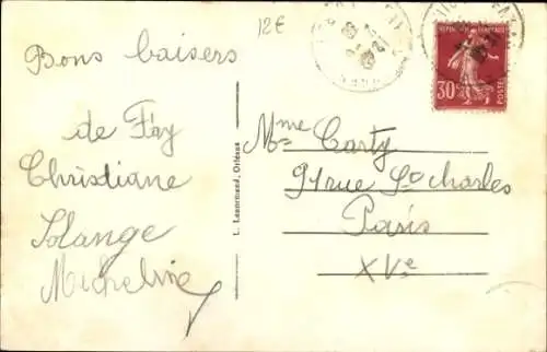 Ak Fay aux Loges Loiret, La Reinerie