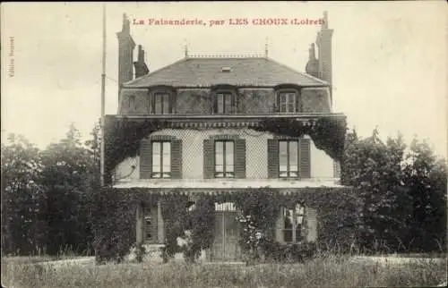 Ak Orléans Loiret, La Faisanderie, Gebäude mit Pflanzenbewuchs, alte 