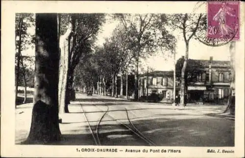 CPA Croix DauradeToulouse Haute Garonne, Avenue du Pont de l'Hers