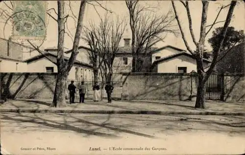 Ak Lunel Hérault, Gemeindeschule für Jungen