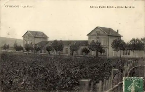 Ak Cessenon sur Orb Hérault, Schule