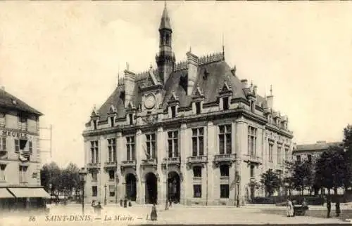 Ak Saint Denis Seine Saint Denis, La Mairie